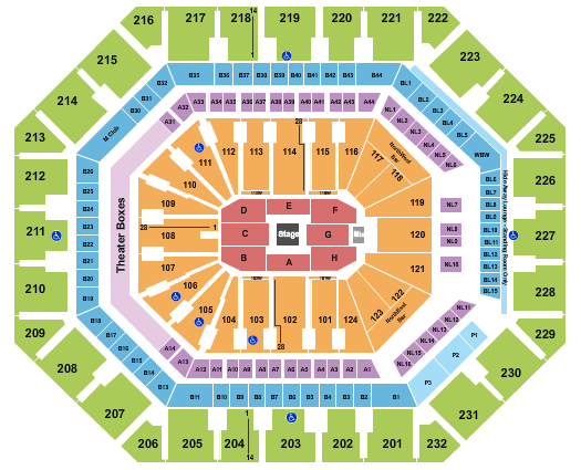 Mortgage Matchup Center Matt Rife Seating Chart
